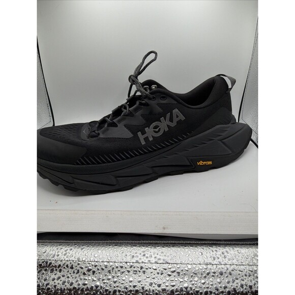 Hoka Skyline-Float X Triple Black Hiking Shoes Vibram Mens 11.5 D 1141610 BBLC main image 5